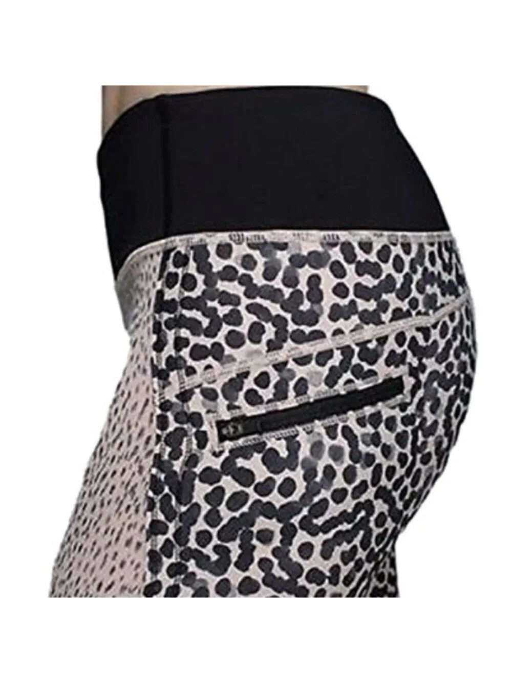 Lululemon Run: Top Speed Crop ace spotted grain